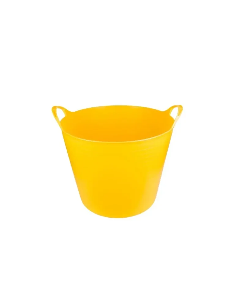 Pojemnik elastyczny żółty okrągły