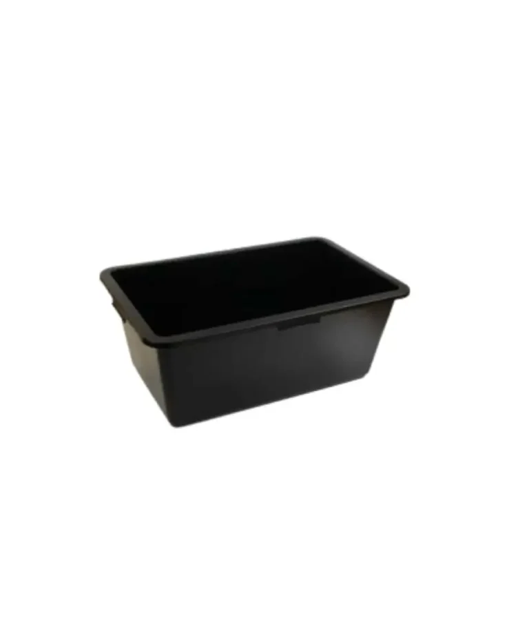 Twardy, prostokątny pojemnik z tworzywa sztucznego